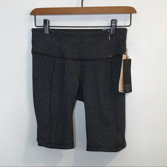 NEW Calia by Carrie Underwood Mid Rise Bermuda Biker Shorts Gray 10” Inseam XS - Picture 5 of 11